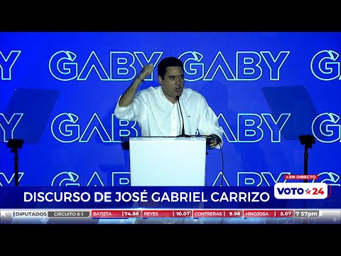 Discurso de José Gabriel Carrizo, candidato presidencial del PRD