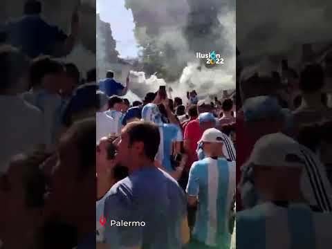#ARGENTINA CAMPEÓN DEL MUNDO: ASÍ FESTEJAN LOS HINCHAS EN DIFERENTES PARTES DE BUENOS AIRES