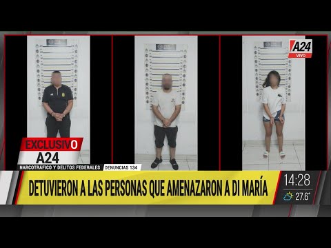Detuvieron a los responsables de las amenazas contra Ángel Di María