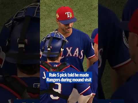 Carter Baumler found out he made the Opening Day roster during mound visit ❤️❤️