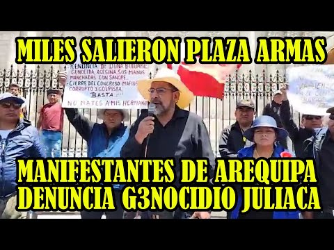 ORGANIZACIONES ANUNCIAN CACEROLAZO EN TODO AREQUIPA EL DIA DE HOY POR LOS FALL3CIDOS JULIACA..