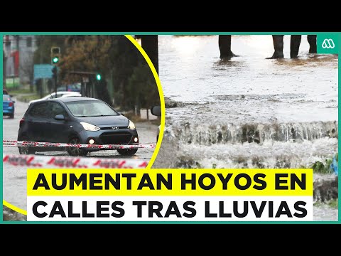 Efecto de las lluvias: Aumentan hoyos en calles tras precipitaciones