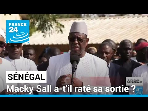 Avec le report de la présidentielle au Sénégal, Macky Sall a-t'il raté sa sortie ? • FRANCE 24
