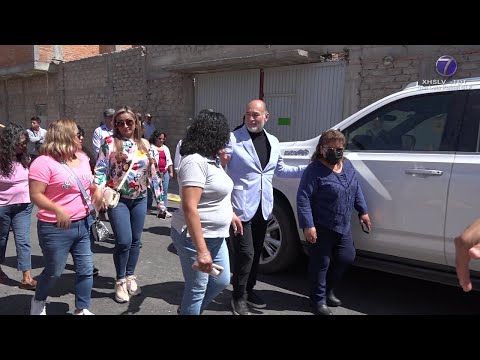 Entrega Ayuntamiento Capitalino rehabilitación de la primera y segunda privada de Mexquitic