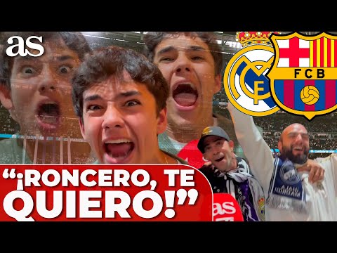 LOCURA en el BERNABÉU: ¡TOMÁS RONCERO, TE QUIERO! | REAL MADRID 3 - 2 BARCELONA