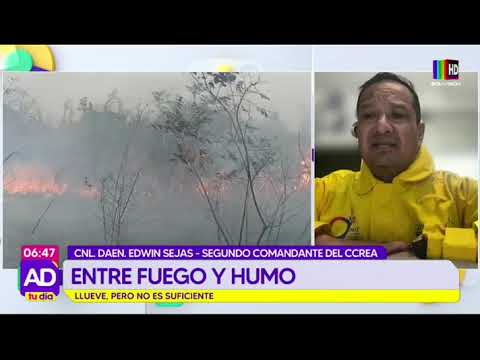 ¡Entre fuego y humo!