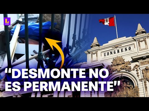 Basura y desmonte en la fachada del Congreso del Perú: Poder Legislativo responde sobre el caso