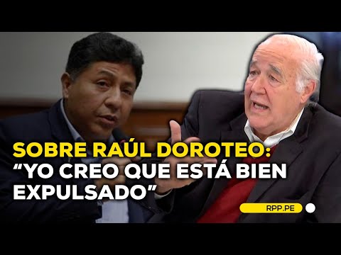 Víctor Andrés García Belaúnde apoya expulsión de Raúl Doroteo de AP #LASCOSASRPP | ENTREVISTA