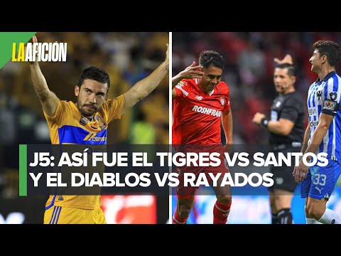 Juan Pablo Vigón guía remontada y triunfo de Tigres sobre Santos en Liga MX