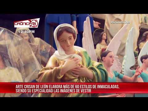 Arte Crisan: 35 años de hermosas imágenes de vestir a la Virgen María - Nicaragua