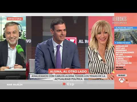 Alsina y Susanna Griso analizan la palabras de Pedro Sánchez sobre 'Zorra' y el 'Cara al sol'