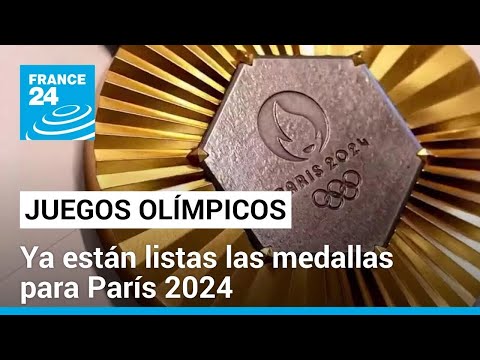 Los Juegos Olímpicos de París 2024 ya tienen medallas con incrustaciones de la Torre Eiffel