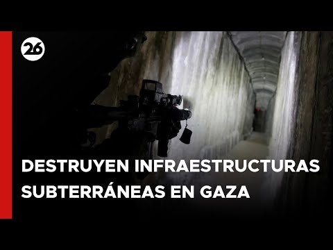 MEDIO ORIENTE | ISRAEL destruyó infraestructuras subterráneas en GAZA