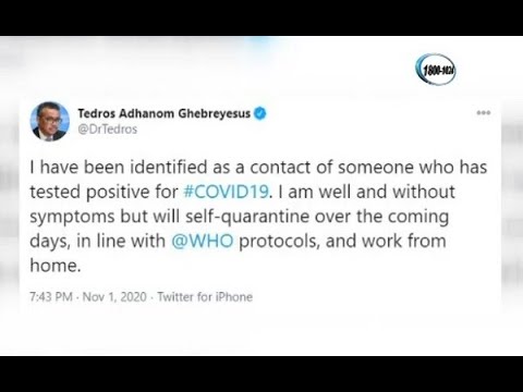 Director de la Organización Mundial de la Salud entra en cuarentena tras exposición al Covid-19