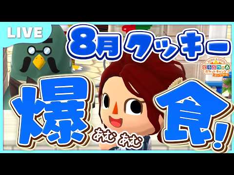 【ポケ森コンプリート】8月再入荷フォーチュンクッキー!欲しいの全部爆買いして あむあむ食べます!|2026年 LIVE #ポケ森