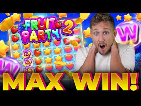 FRUIT PARTY 2 MAX WIN!!! YOU WONT BELIVE THIS HIT
