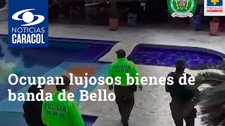 Ocupan lujosos bienes de banda de Bello, como cabañas frente al mar y hasta una mina de coltán