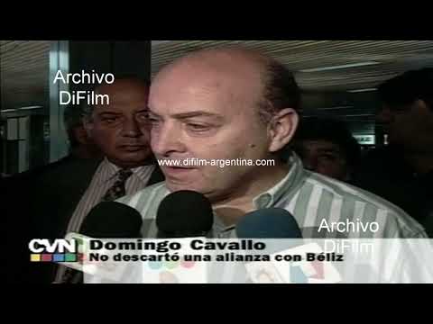 Domingo Cavallo candidato a diputado nacional en las proximas elecciones 1997