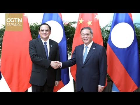 El primer ministro chino Li Qiang se reúne con su homólogo laosiano Sonexay