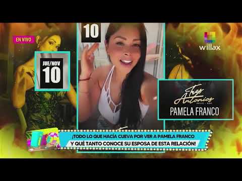 Amor y Fuego - FEB 08 - ¡TODO LO QUE HACIA CUEVA POR VER A PAMELA FRANCO! | Willax