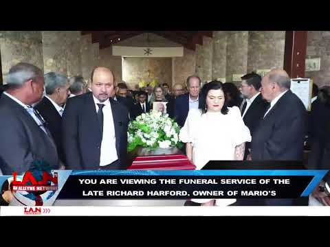 TUESDAY 26TH MARCH 2024 - FUNERAL SERVICE OF RICHARD HARFORD, FOUNDER OF MARIO'S PIZZERIA.