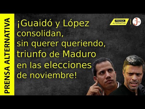 Entérate pq el quiebre opositor los saca de carrera y deja camino libre a Maduro!!