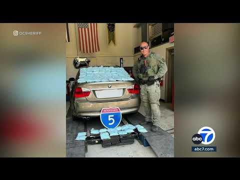 85 pounds of fentanyl pills seized in traffic stop on 5 Freeway in OC