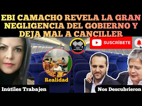 EBI CAMACHO  RESPONDE AL CANCEILLER Y REVELA LA N3GL1G.ENC1A DEL GOBIERNO DE LASSO RFE TV