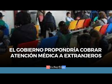 El Gobierno propondría cobrar atención médica a extranjeros