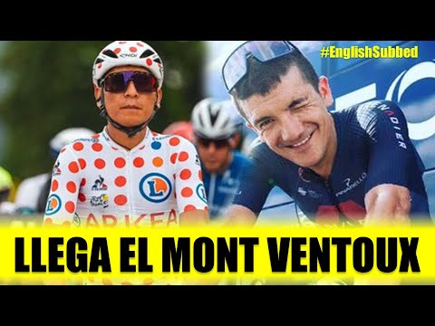 ? NAIRO QUINTANA y RICHARD CARAPAZ ? por el MONT VENTOUX ?? TOUR DE FRANCIA 2021 etapa 10