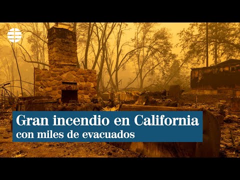 Miles de personas, obligadas a evacuar California por el mayor incendio en lo que va de año