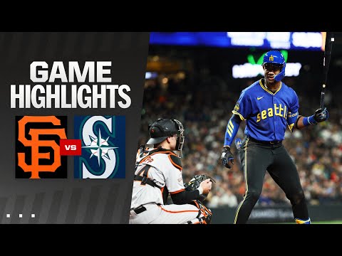 Giants vs. Mariners Game Highlights (8/23/24) | MLB Highlights