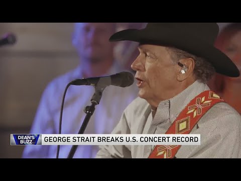 George Strait concert breaks US attendance record held by rock band since 1977