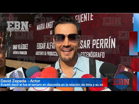 DAVID ZEPEDA SE NIEGA A HABLAR DEL ROMANCE QUE TUVO CON IRINA BAEVA lo que motivo su separación