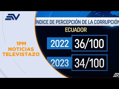 Ecuador está en números rojos en el índice de percepción de la corrupción | Televistazo | Ecuavisa