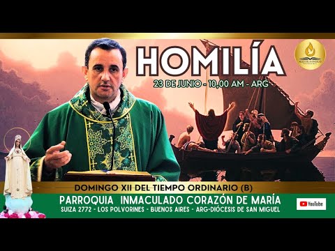 Homilía Domingo XII del tiempo ordinario (B). Padre Rodrigo Aguilar.