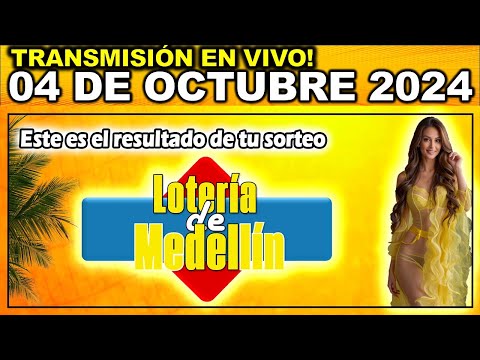 Resultado LOTERIA DE MEDELLIN del viernes 04 de octubre 2024