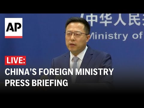 LIVE: China’s Ministry of Foreign Affairs press briefing