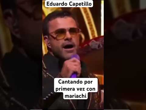 Eduardo Capetillo cantando por primera vez con mariachi recordando a Vicente Fernández y los celosos