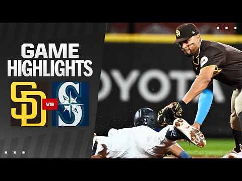 Padres vs. Mariners Game Highlights (9/10/24) | MLB Highlights