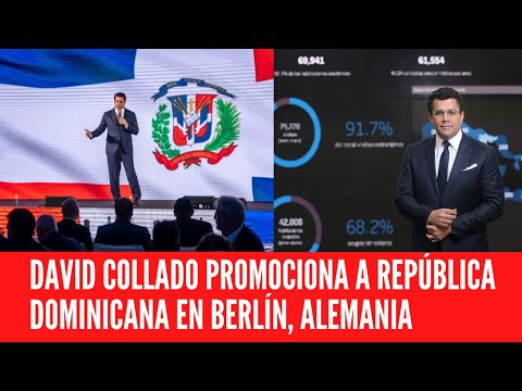 DAVID COLLADO PROMOCIONA A REPÚBLICA DOMINICANA EN BERLÍN, ALEMANIA