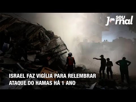 Israel faz vigília para relembrar ataque do Hamas há 1 ano