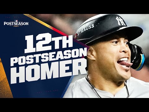 Giancarlo Stanton CRUSHES a STANTONIAN BLAST! (His 12th career Postseason home run w/the Yankees!)