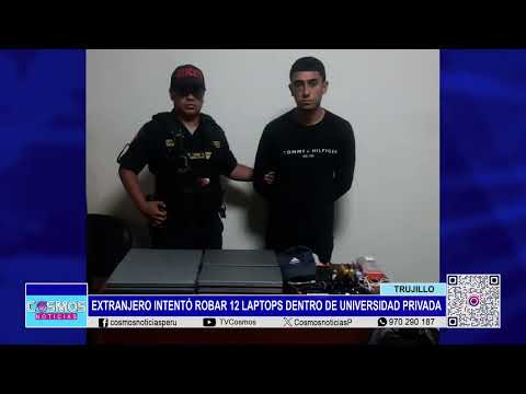 Trujillo: extranjero intentó robar 12 laptops dentro de universidad privada