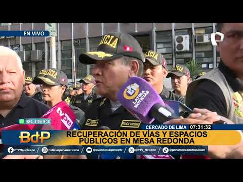 Recuperación de espacios públicos en Mesa Redonda: 470 policías reforzarán seguridad en zona