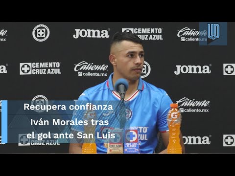 Iván Morales recupera confianza tras el gol que consiguió ante San Luis