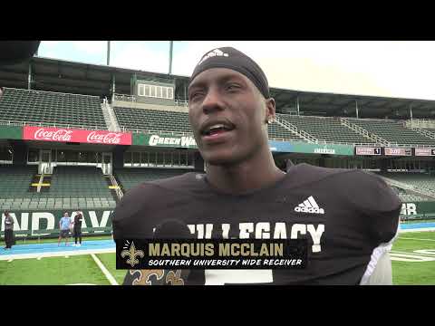 Southern WR Marquis McClain | 2022 HBCU Legacy Bowl Interview video clip