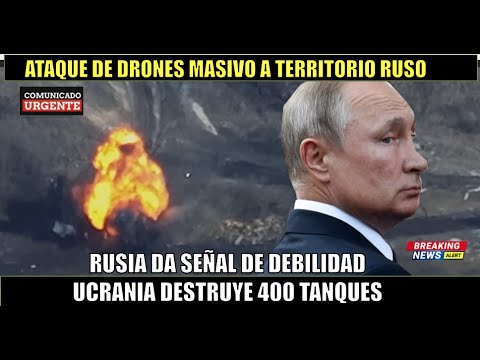 Rusia da sen?al de debilidad Ucrania bombardea 400 tanques en territorio ruso