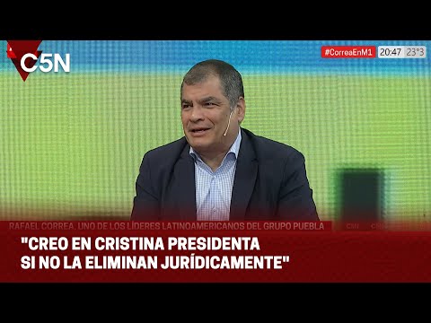 ENTREVISTA COMPLETA a RAFAEL CORREA, ex presidente de Ecuador en MINUTO UNO