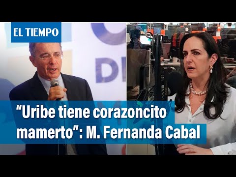 María Fernanda Cabal dice que Uribe tiene su 'corazoncito mamerto' | El Tiempo